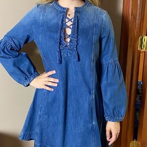 Ulla Johnson denim dress w pockets